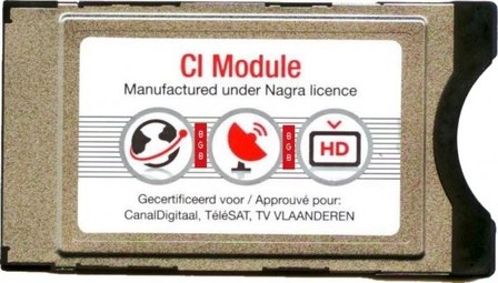 Canaldigitaal CI module voor satelliet
