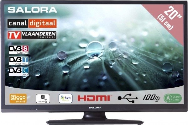 Salora 20LED9109 20 inch (51cm) LED TV CanalDigitaal 12volt - 230volt