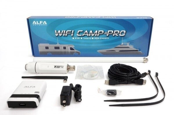 Alfa Network Camp-Pro WiFi Set incl. Antenne en Router